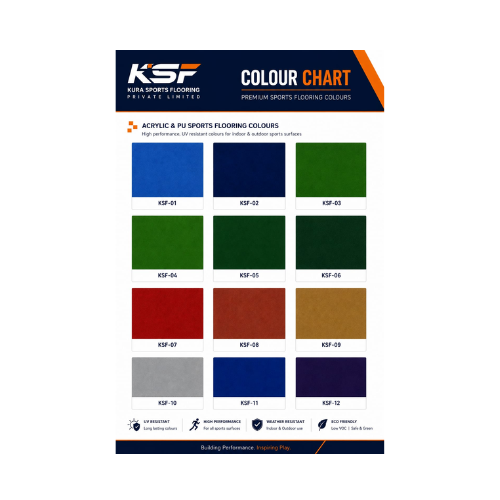 PU & Acrylic Colour Chart 